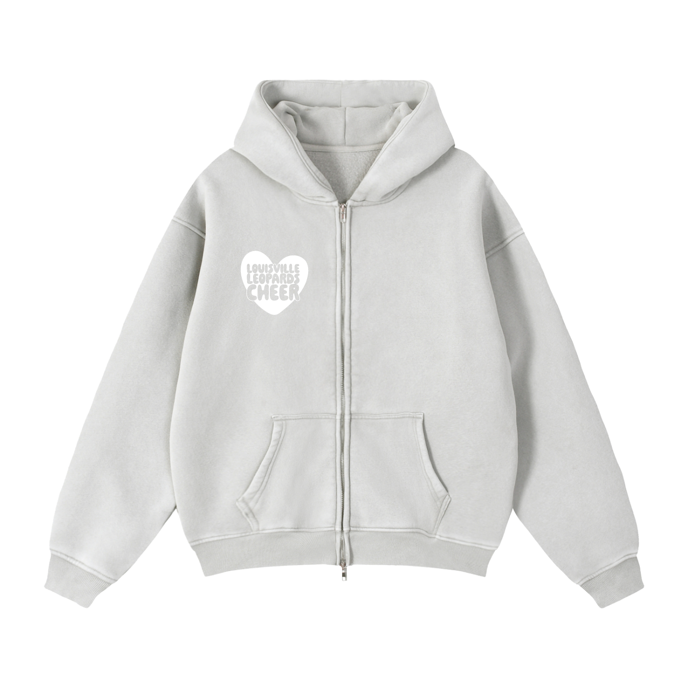 Washed Zip Up Hoodie