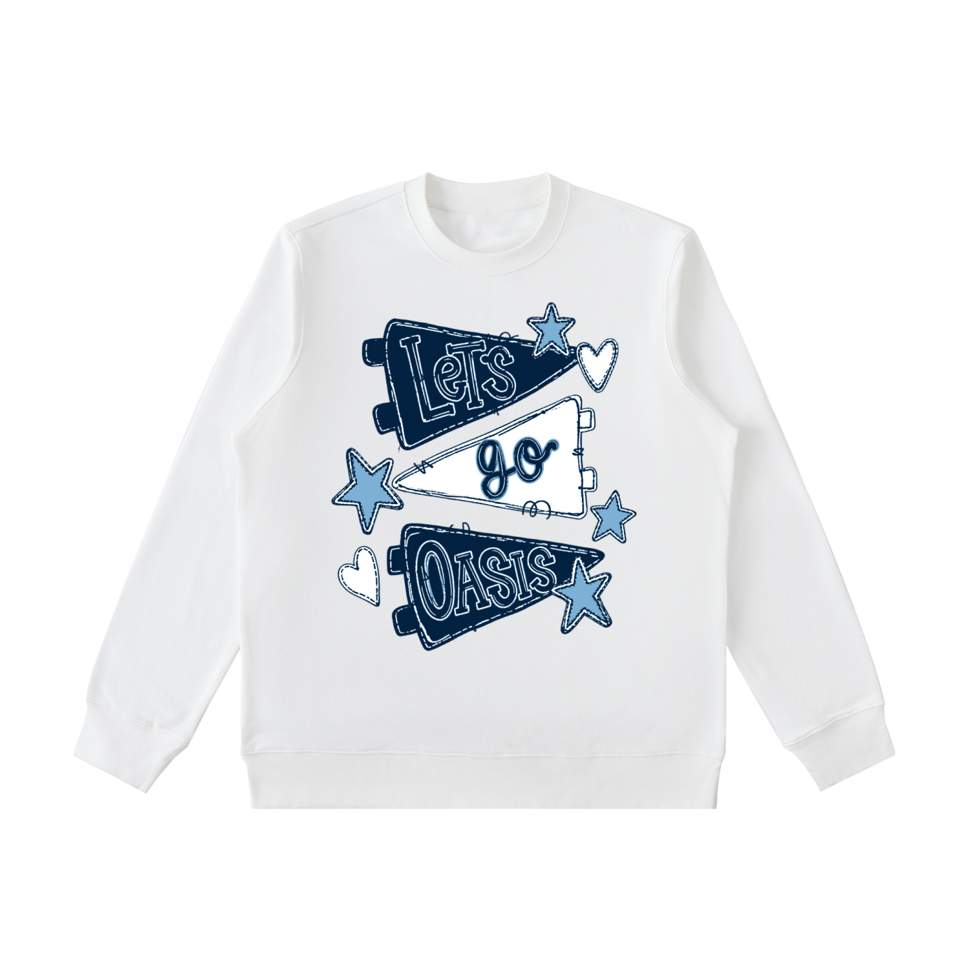 Lets Go Oasis Essential Heavyweight Crewneck Sweatshirt