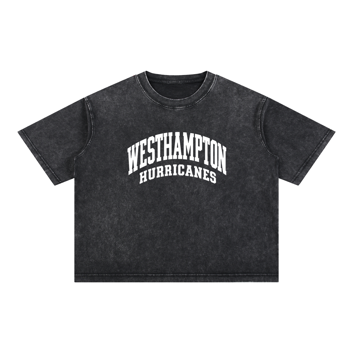 Basic 2 White Westhampton Mineral Wash Boxy Cotton T-Shirt