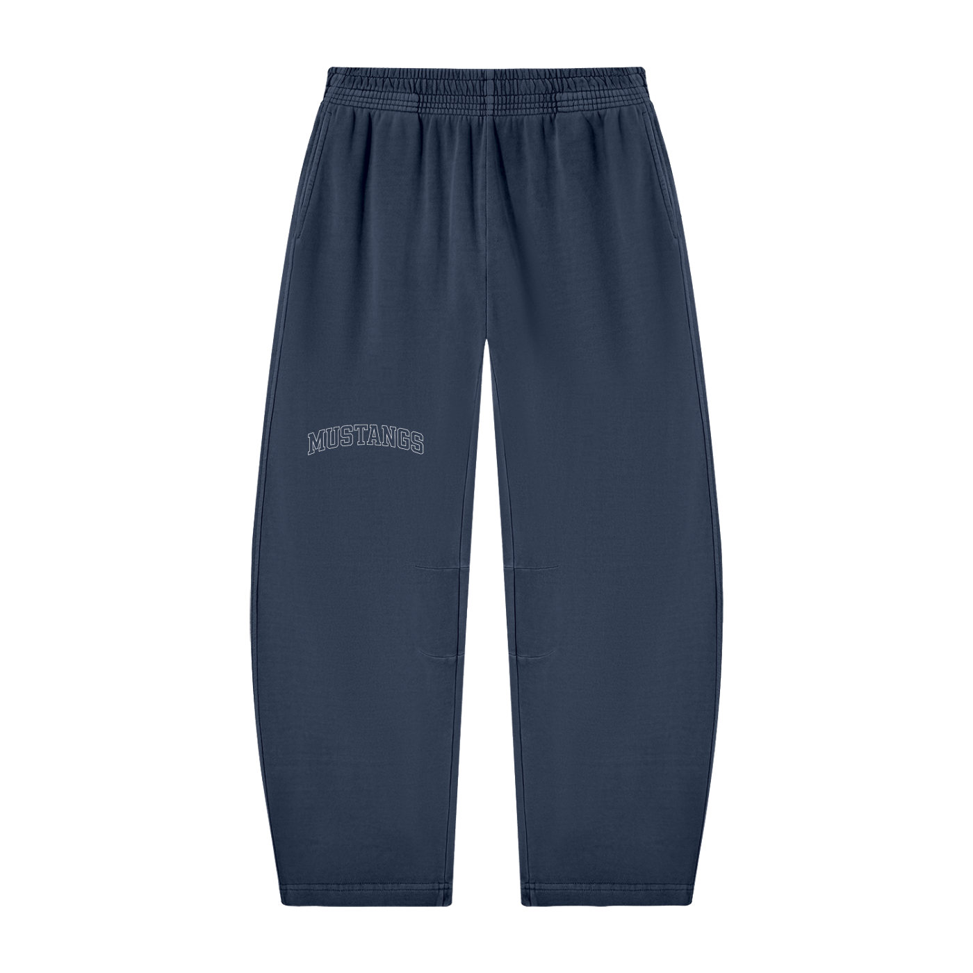 Unisex Vintage Washed Barrel Leg Sweatpants