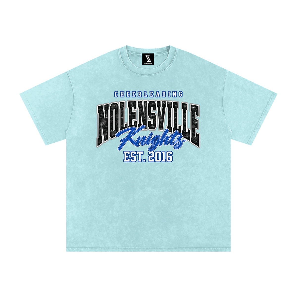 Vintage Nolensville Snow Washed Oversized Cotton T-Shirt
