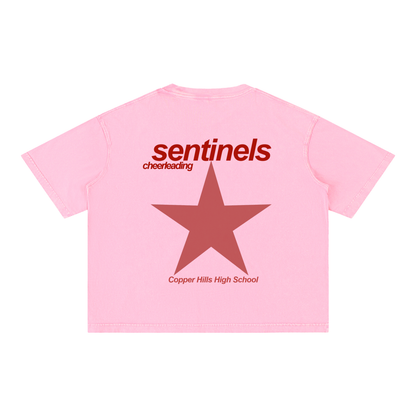 Mineral Wash Boxy Cotton T-Shirt