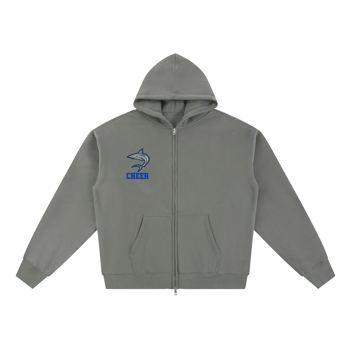 Simple Saint James Essential Fleece Zip-Through Hoodie