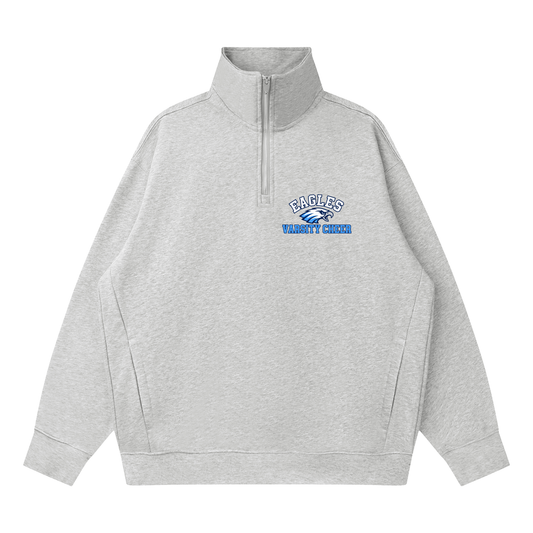 Quarter-Zip Drop Shoulder Sweatshirt