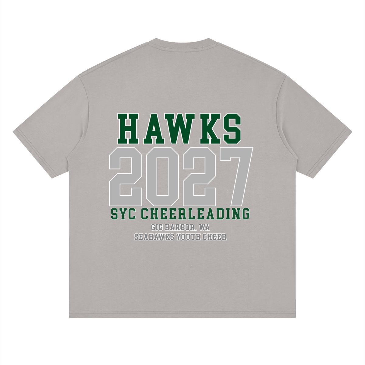 Year Seahawks Oversized Drop Shoulder T-Shirt