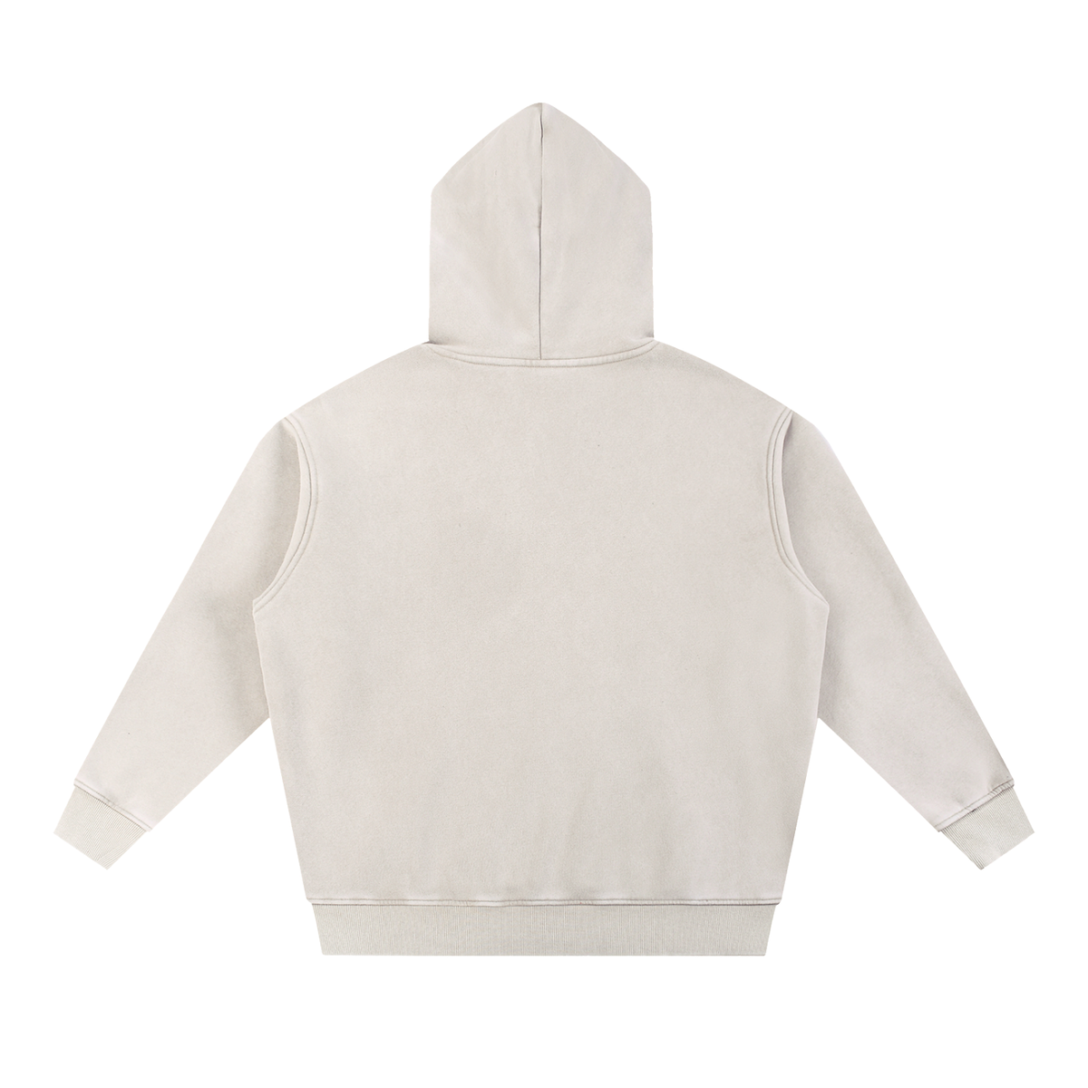 Black Polka Bears Snow Wash Fleece Oversize Hoodie