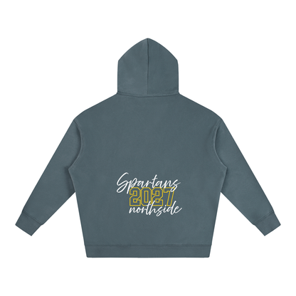 Cursive Front Northside Oversize Fleeced Hoodie