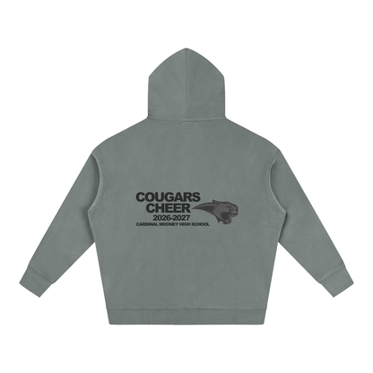 Vector Star Front Cardinal Mooney Oversize Fleeced Hoodie
