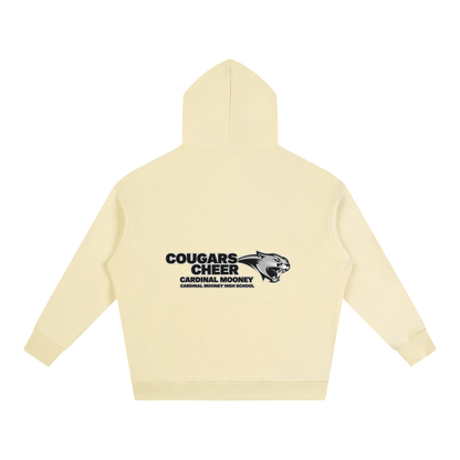 Vector Star Front Cardinal Mooney Oversize Fleeced Hoodie