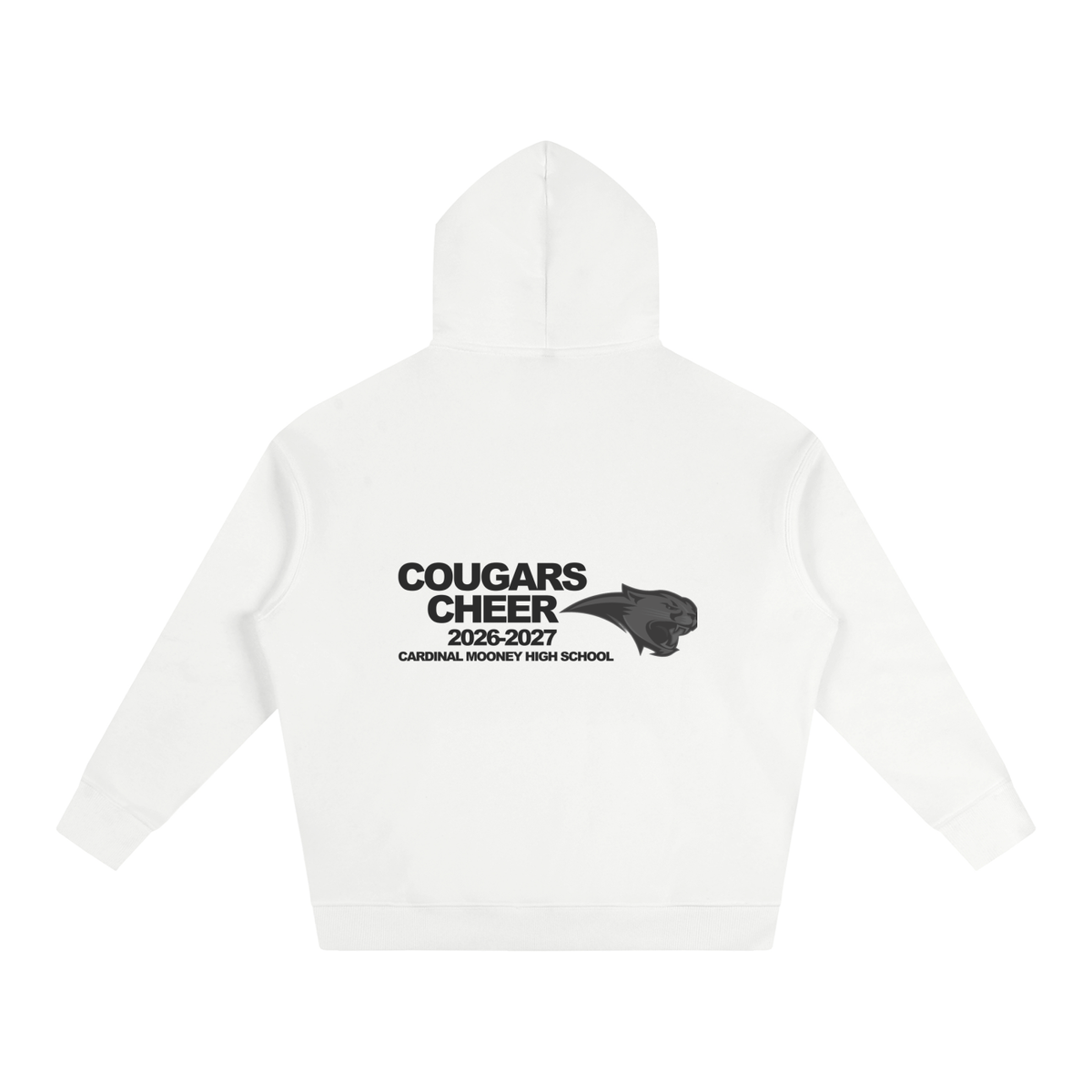 Vector Star Front Cardinal Mooney Oversize Fleeced Hoodie