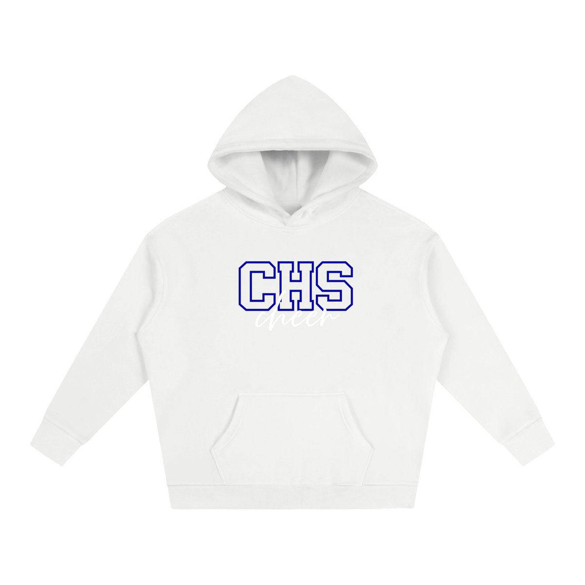 Cursive Front Cyprus Oversize Fleeced Hoodie