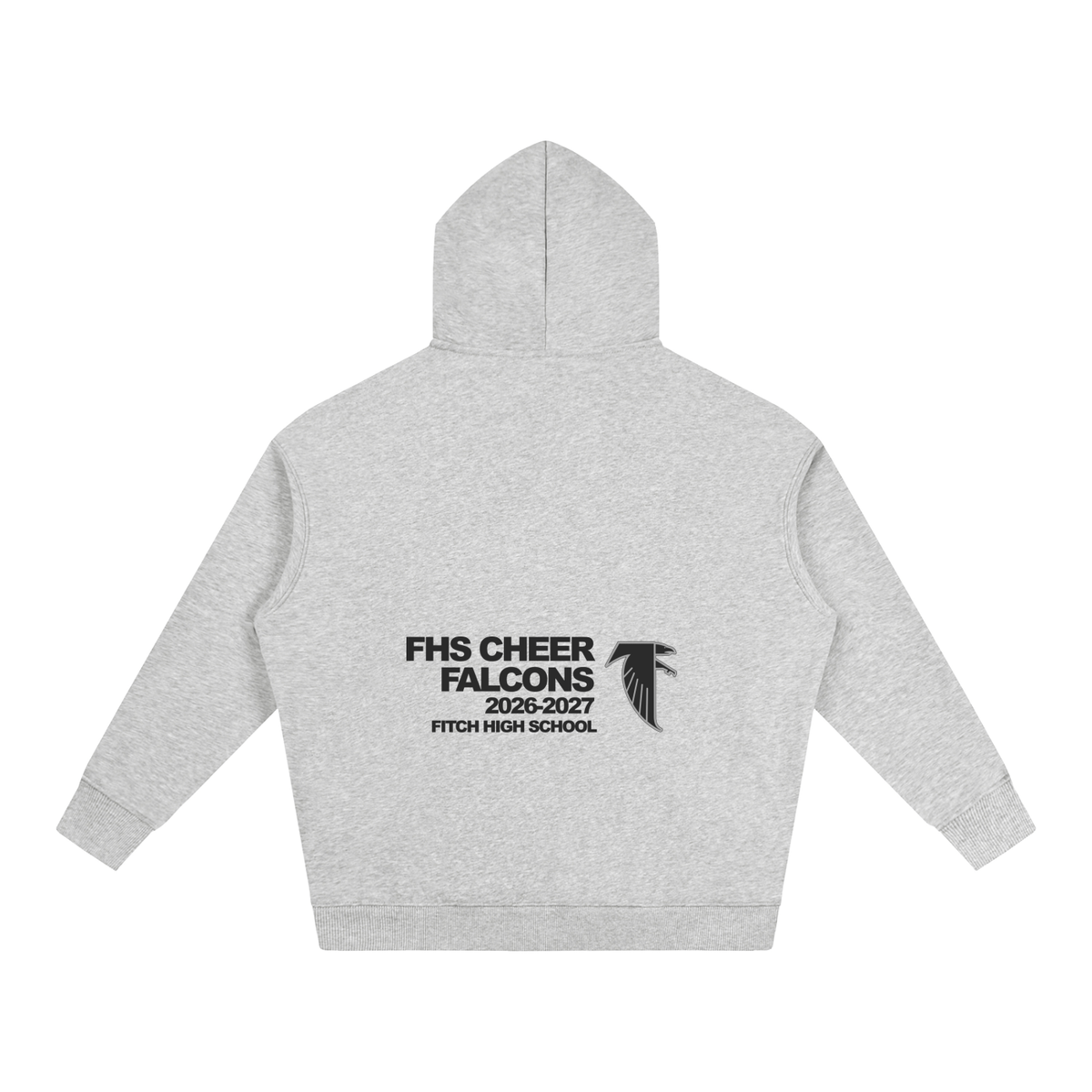 Vector Star Front Fitch Oversize Fleeced Hoodie