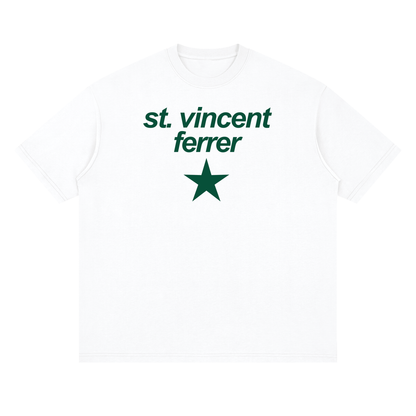 Big Star St Vincent Ferrer Streetwear Loose Drop Shoulder T-Shirt