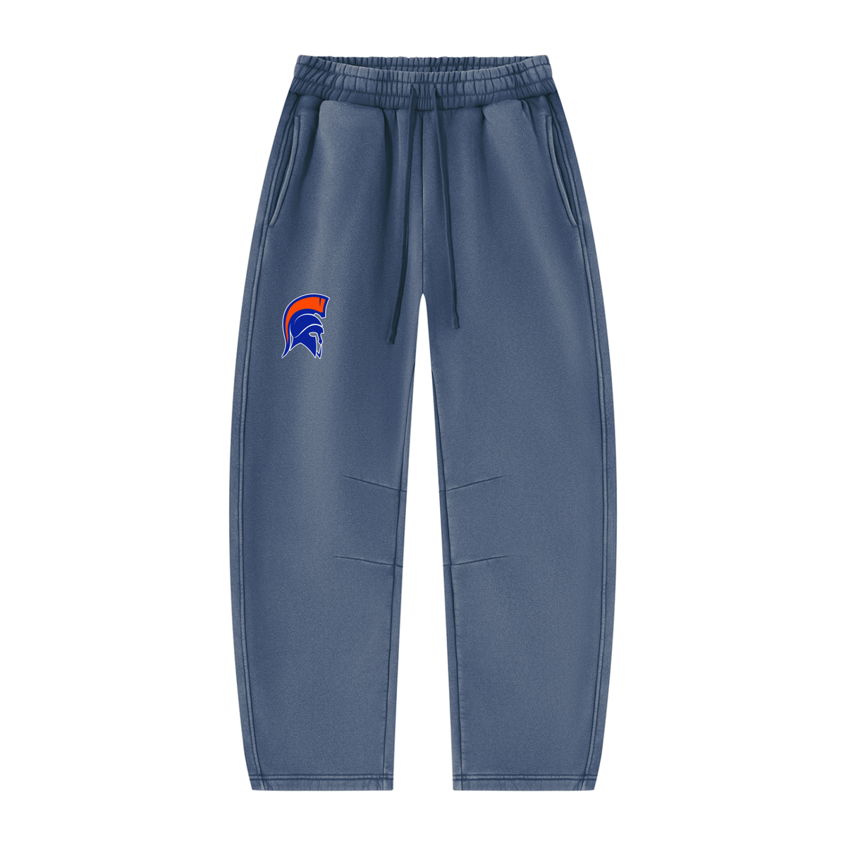 Unisex Vintage Wash Barrel Leg Fleece Sweatpants