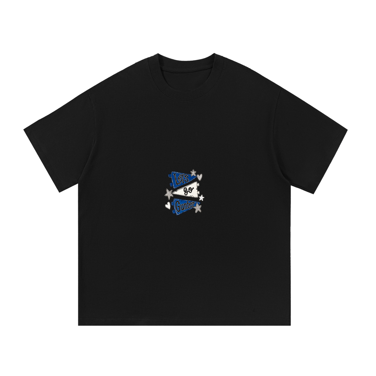 Lets Go Gunter Essential Oversized Cotton T-Shirt
