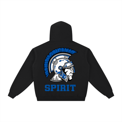 Simple Silver Valley Essential Fleece Zip-Through Hoodie