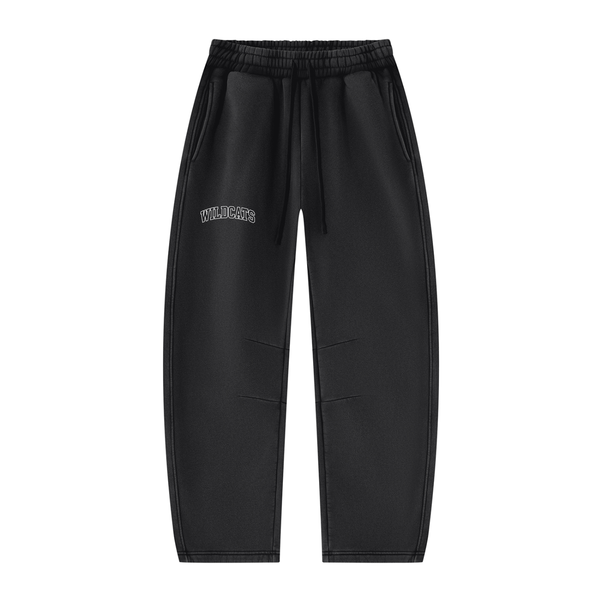 Unisex Vintage Wash Barrel Leg Fleece Sweatpants