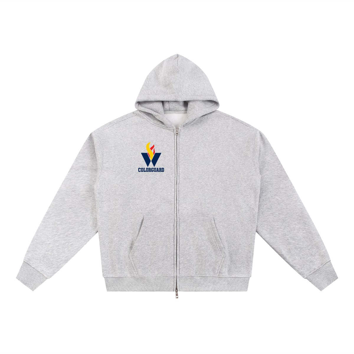 Simple West Shore Essential Fleece Zip-Through Hoodie