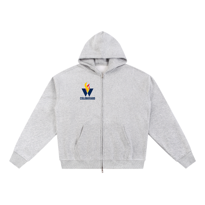 Simple West Shore Essential Fleece Zip-Through Hoodie