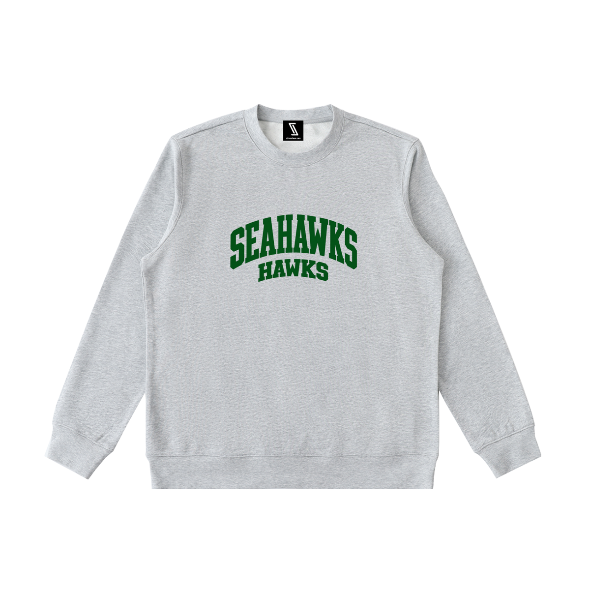 Basic 2 Seahawks Essential Heavyweight Crewneck Sweatshirt