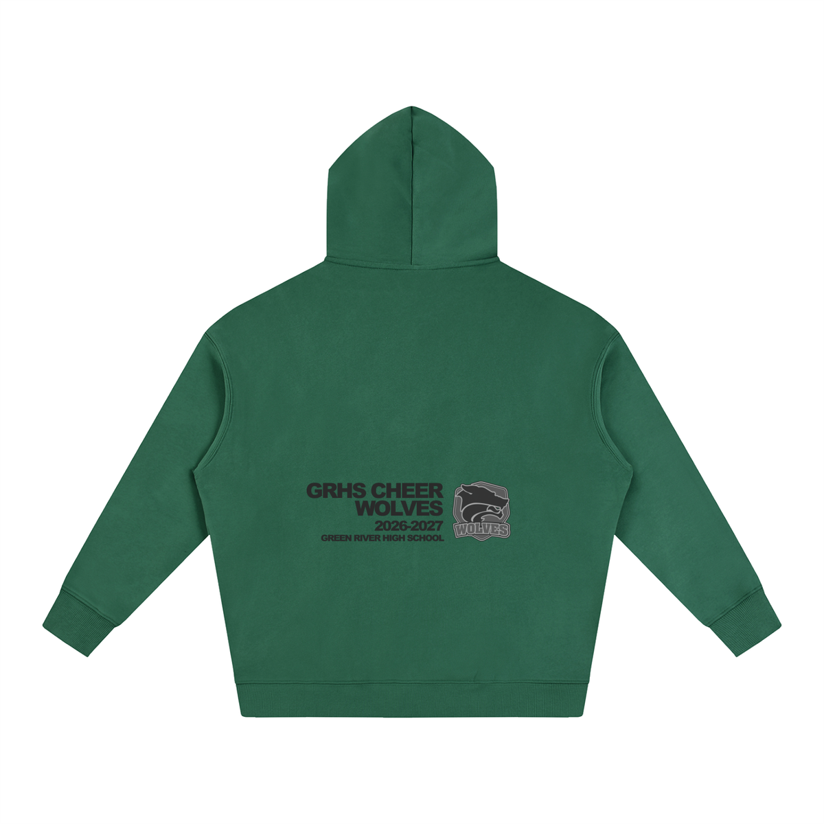 Vector Star Front Green River Oversize Fleeced Hoodie