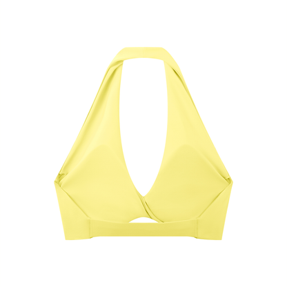 Strive Pleated Halter Sports Bra