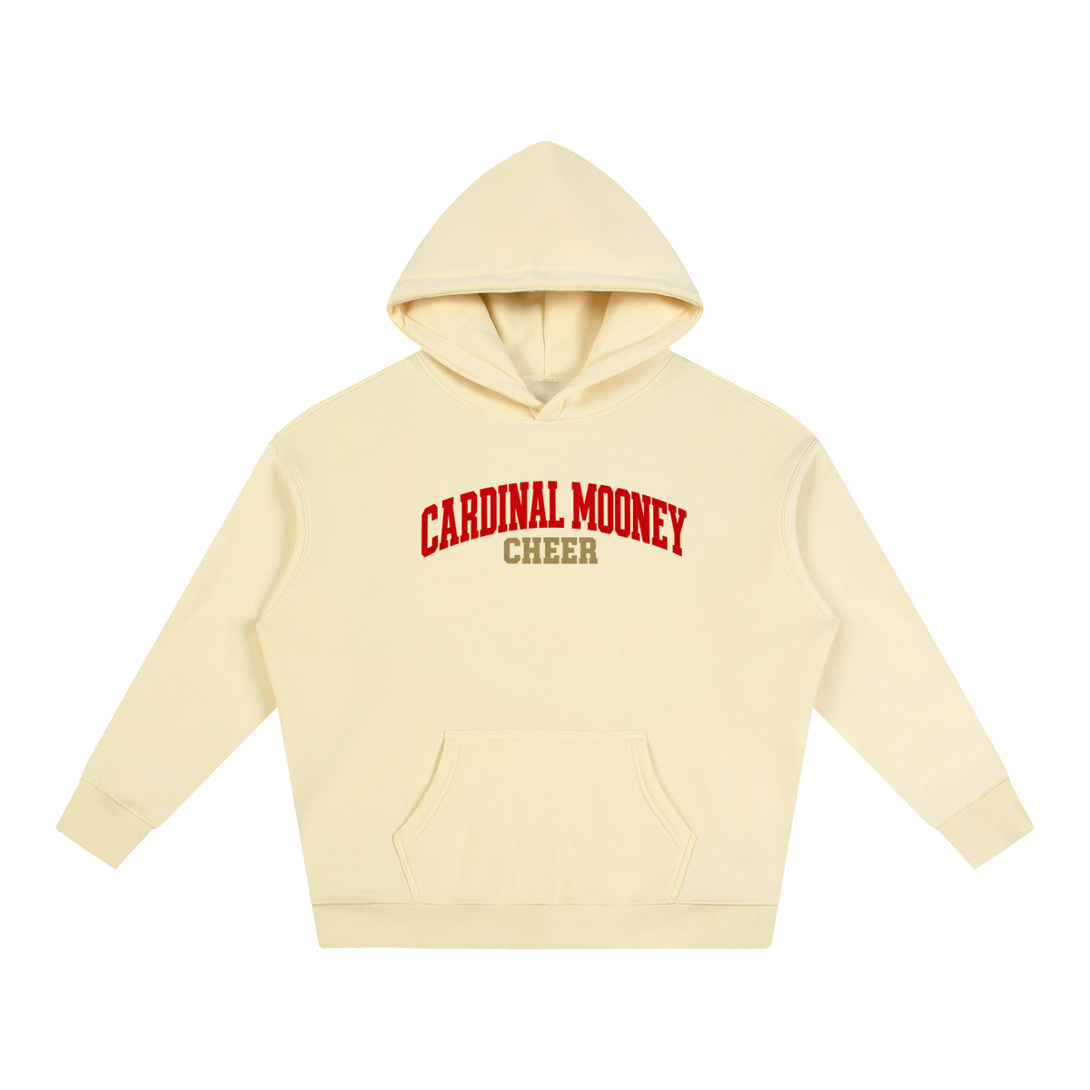 Basic 1 Cardinal Mooney Oversize Fleeced Hoodie