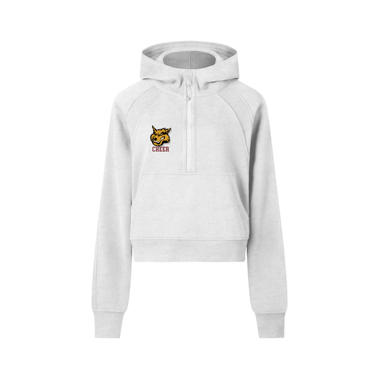 Cropped Half-Zip Hoodie