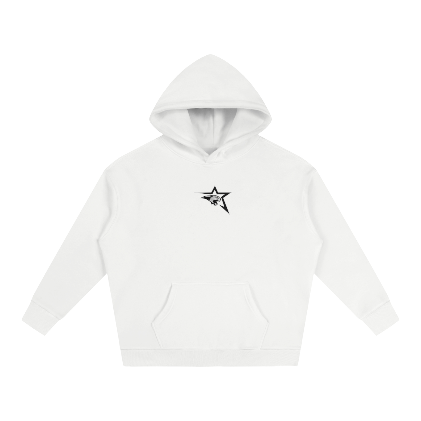 Vector Star Front Cardinal Mooney Oversize Fleeced Hoodie