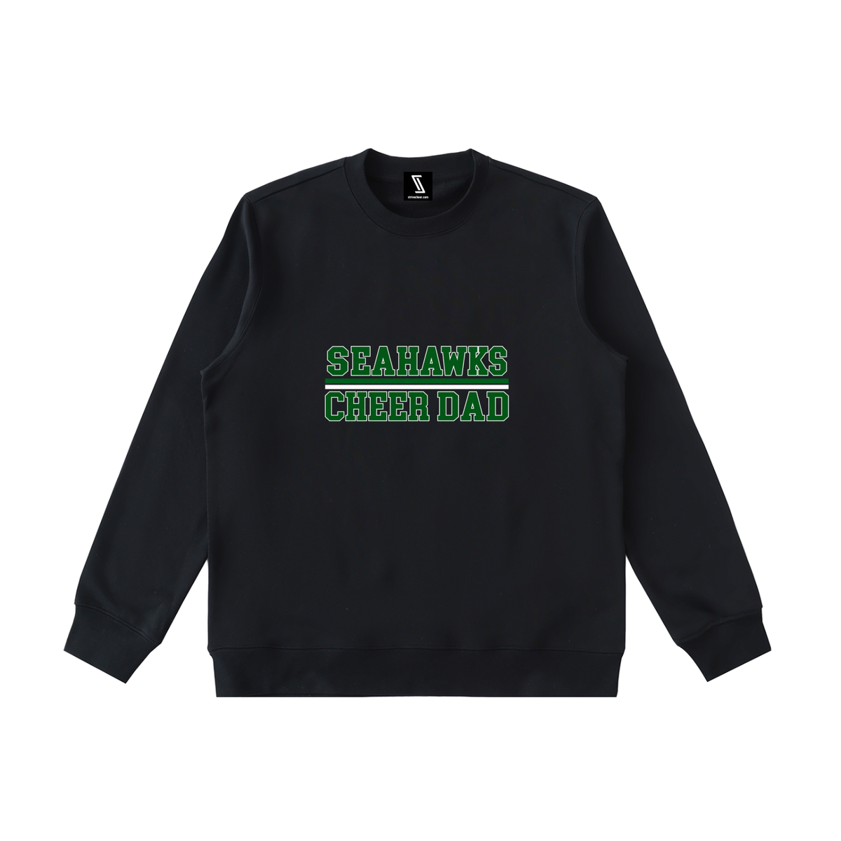 Dad Seahawks Essential Heavyweight Crewneck Sweatshirt