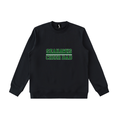 Dad Seahawks Essential Heavyweight Crewneck Sweatshirt