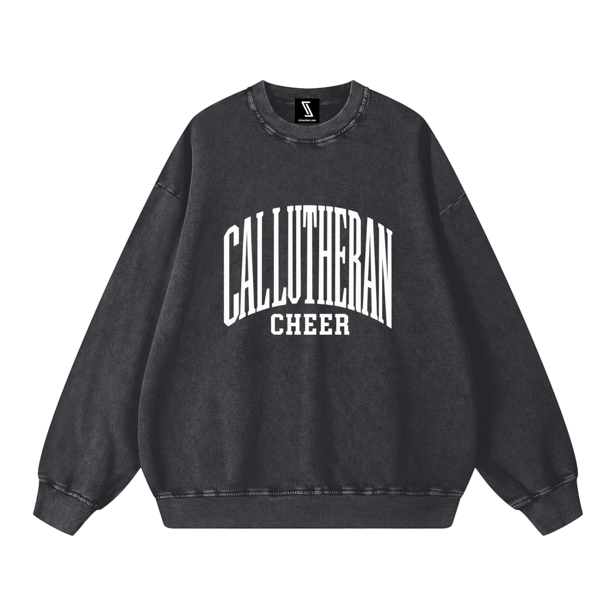 Basic 3 Cal Lutheran Snow Washed Oversized Sweatshirt