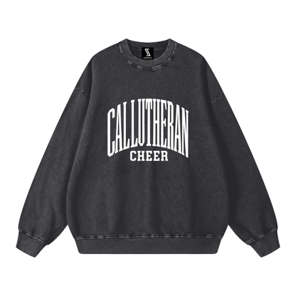 Basic 3 Cal Lutheran Snow Washed Oversized Sweatshirt