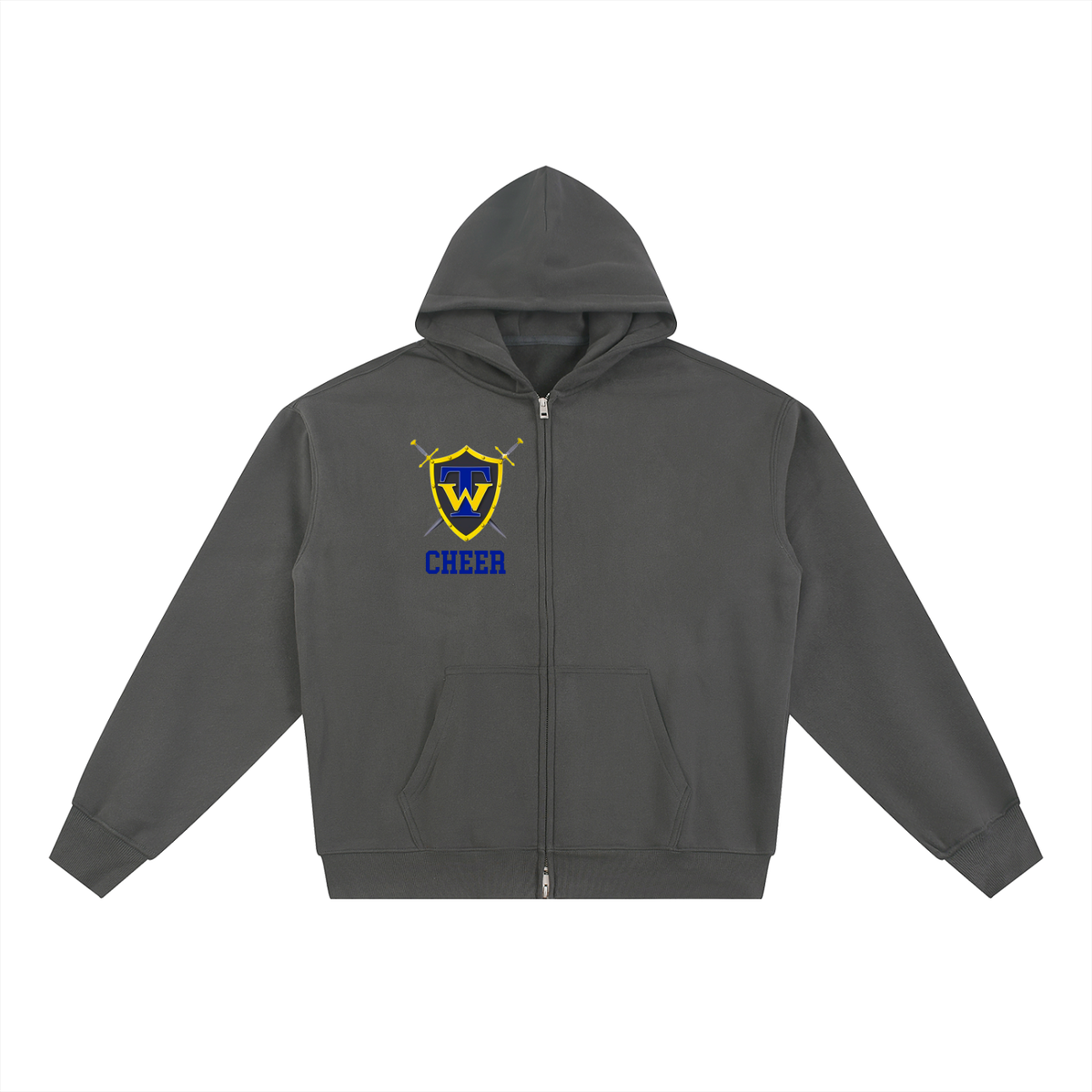 Year Taylorsville Essential Fleece Zip-Through Hoodie