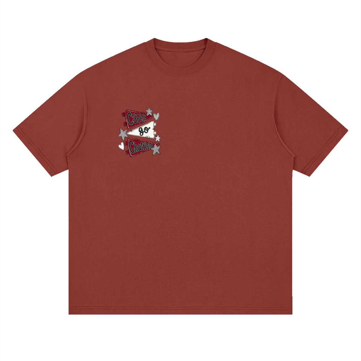 Lets Go Chatfield Oversized Drop Shoulder T-Shirt