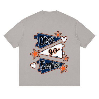 Lets Go Oakland Middle Oversized Drop Shoulder T-Shirt