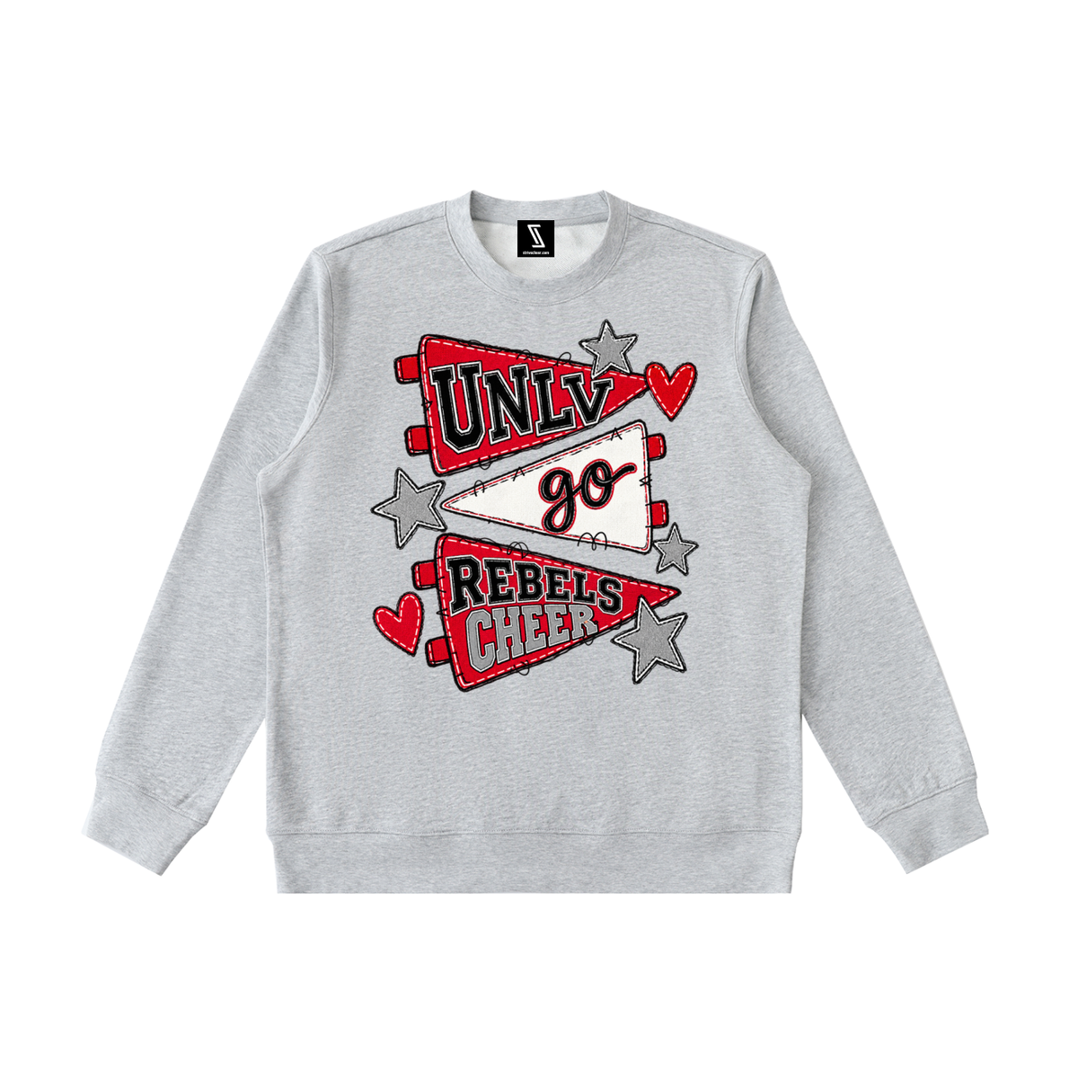 Lets Go UNLV Essential Heavyweight Crewneck Sweatshirt