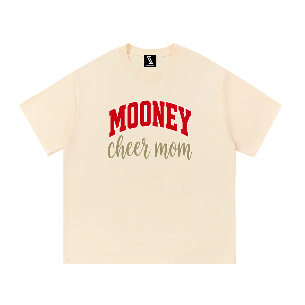 Cheer Mom Cardinal Mooney Essential Cotton T-Shirt