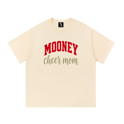 Cheer Mom Cardinal Mooney Essential Cotton T-Shirt