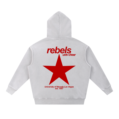 Snow Wash Fleece Oversize Hoodie