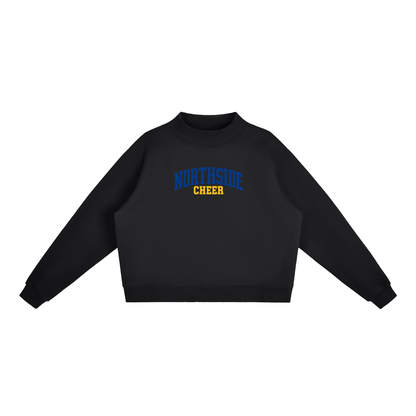 Basic 1 Northside Essential Fleece Mock-Neck Crew Sweatshirt (printed)