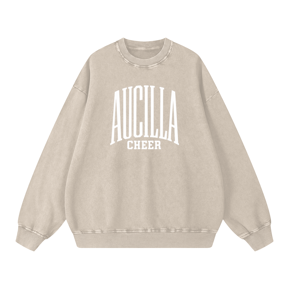Basic 3 Aucilla Snow Washed Oversized Sweatshirt