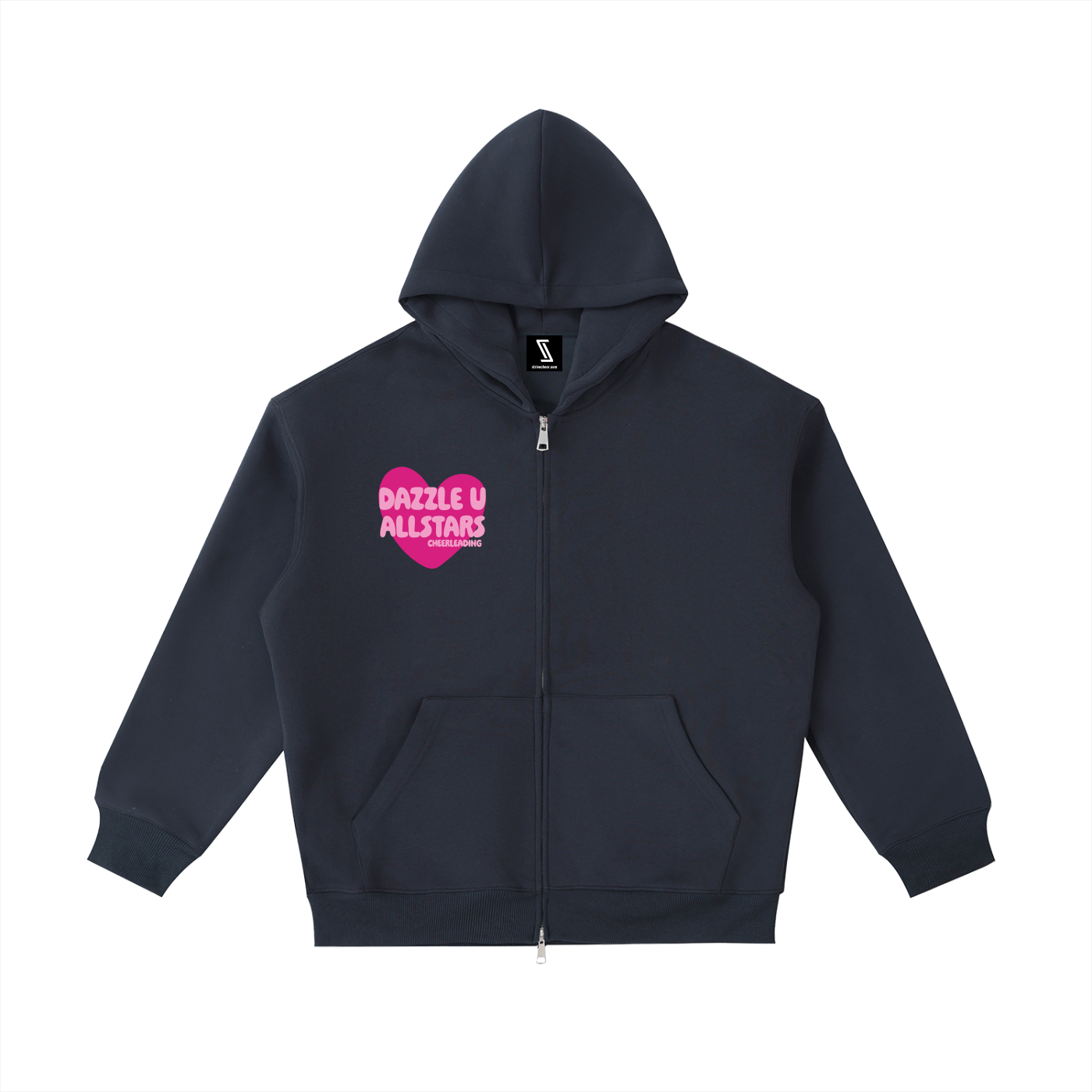 DU Heart Heavyweight Pocket Hoodie