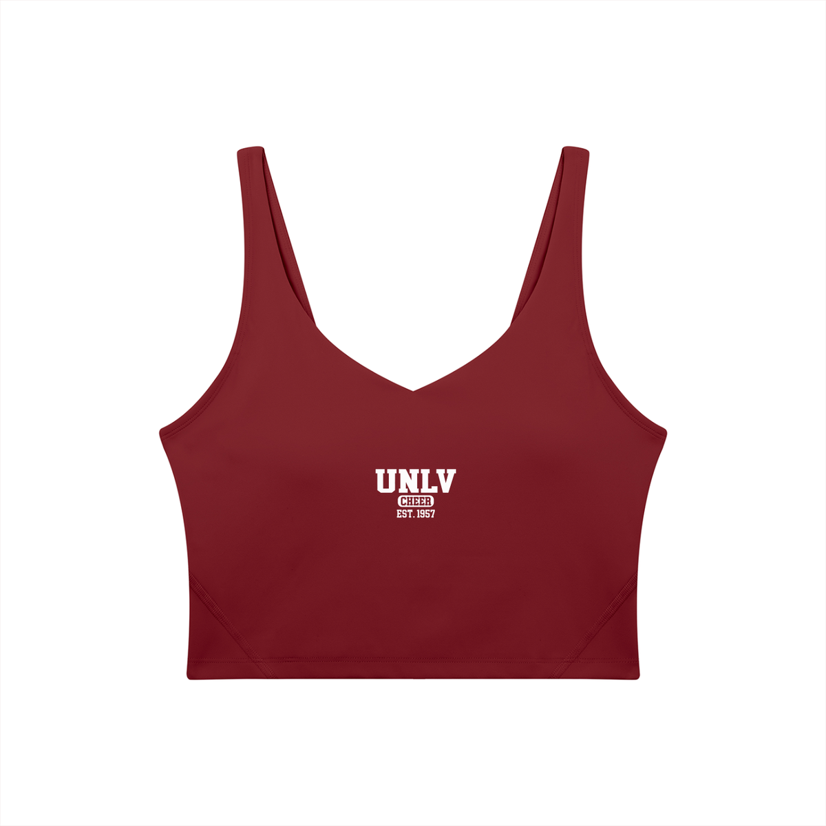 Old School UNLV Women's V-Neck Yoga Sports Bra