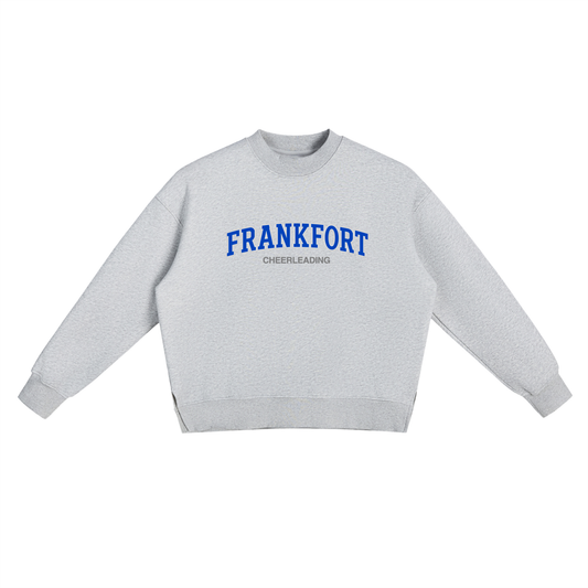 Basic Fleece Side Slit Crewneck Sweatshirt