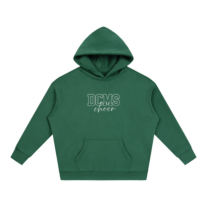 Oversize Fleeced Cursive Hoodie