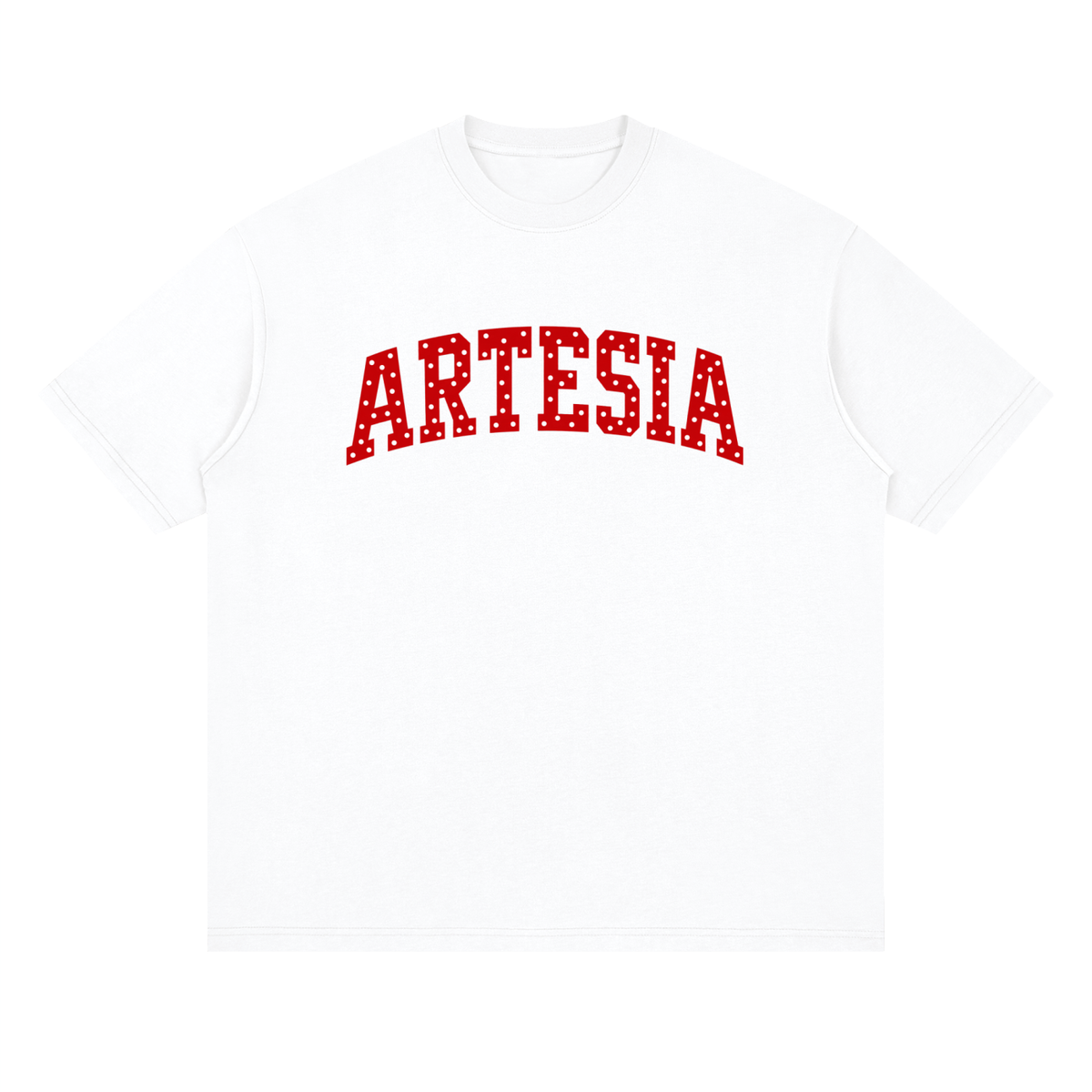 Polka Dot Artesia Oversized Drop Shoulder T-Shirt