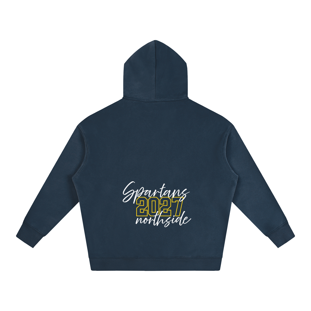 Cursive Front Northside Oversize Fleeced Hoodie