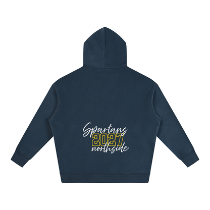 Cursive Front Northside Oversize Fleeced Hoodie