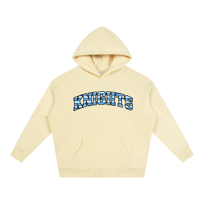 Striped Knights Oversize Fleeced Hoodie
